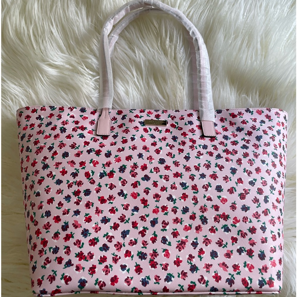 Kate Spade shore street bold roses mini margareta tote